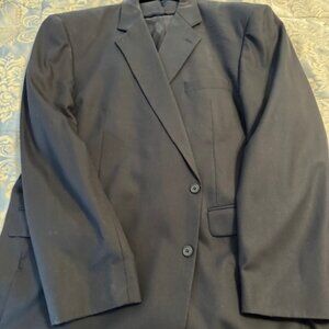 Stafford Men's Two Piece Navy Blue Suit